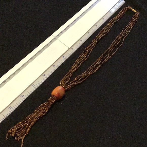 Glass bead necklace - Picture 1 of 1